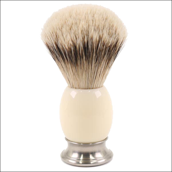 IVORY SHAVING BRUSH - 22mm 100% Pure Silvertip Brush Knot Australia IVORY SHAVING BRUSH - 22mm 100% Pure Silvertip Brush Knot Australia