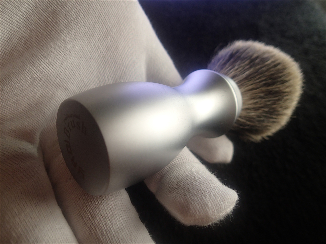Properly wash any type of Shaving Brush in hot water and detergent, then dry thoroughly after each and every client.