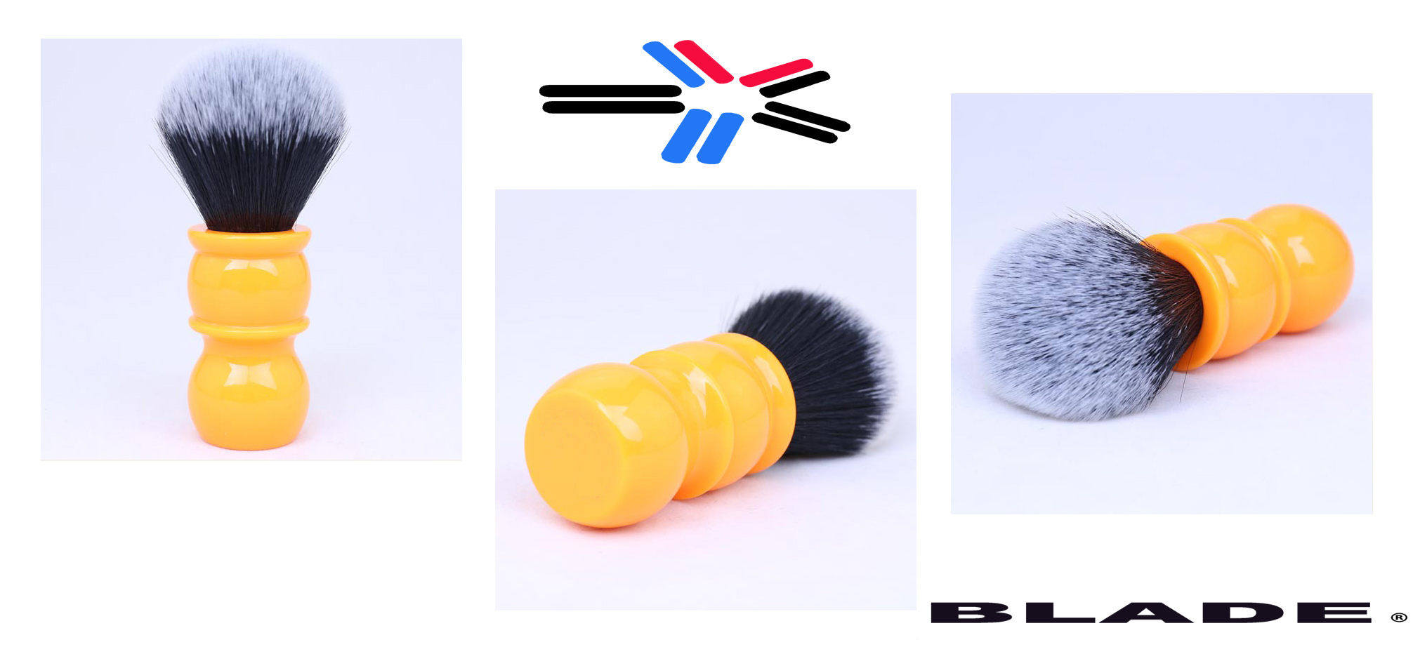 BUTTERSCOTCH VEGAN SYNTHETIC SHAVING BRUSH - / SILVERTIP - SYNTHETIC FIBRES - 26mm Brush Knot Australia