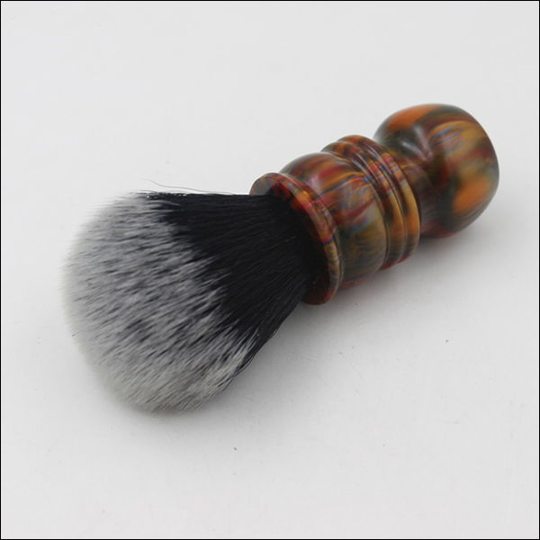SYNTHETIC VEGAN / COLOURFUL BARBER HANDLE BRUSH - 24mm 