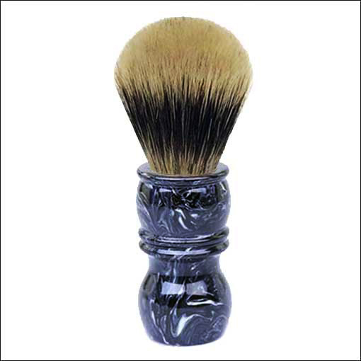 Black & White Barber Handle Silvertip Badger Hair Shaving Brush Australia