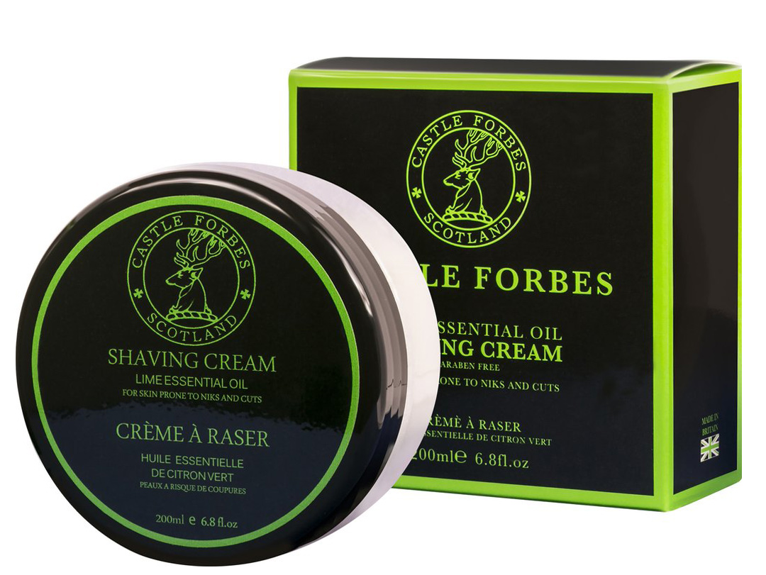 CASTLE FORBES LIME SHAVING CREAM / SOAP - 200ml - AUSTRALIA