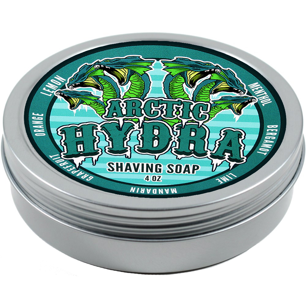 DR. JON'S ARCTIC HYDRA - ARTISAN CITRUS LIME ( MENTHOLATED ) SHAVING SOAP - 113G - AUSTRALIA