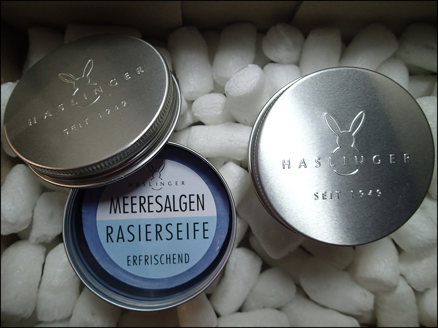 Haslinger Meerealgen Rasierseife / Seaweed Shaving Soap