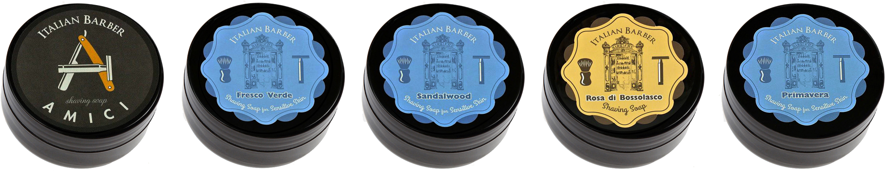 ITALIAN BARBER SHOP SHAVING SOAP COLLECTION - AUSTRALIA