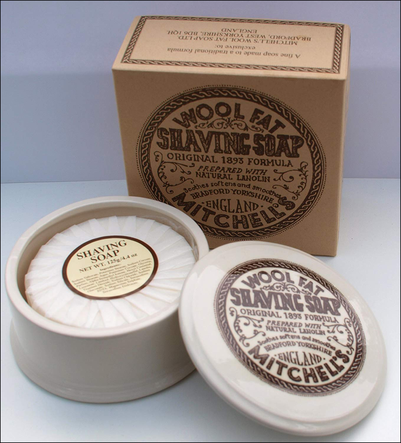 MWF - Mitchell's Wool Fat Shaving Soap MWF - Mitchell's Wool Fat Shaving Soap