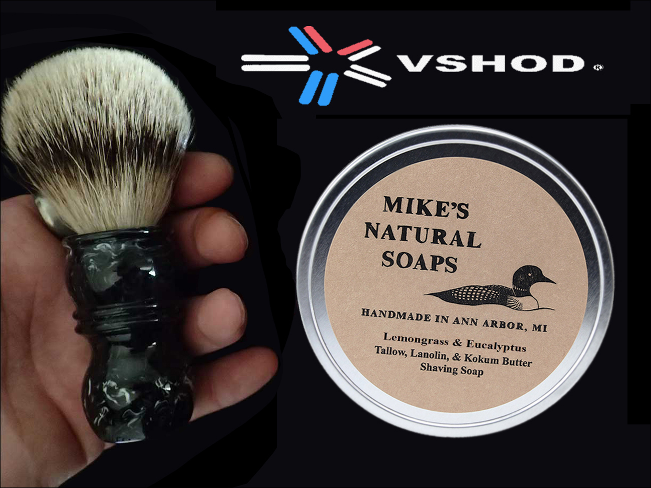 MIKES NATURAL SOAPS - LEMONGRASS AND EUCALYPTUS WITH TALLOW AND KAOLIN CLAY