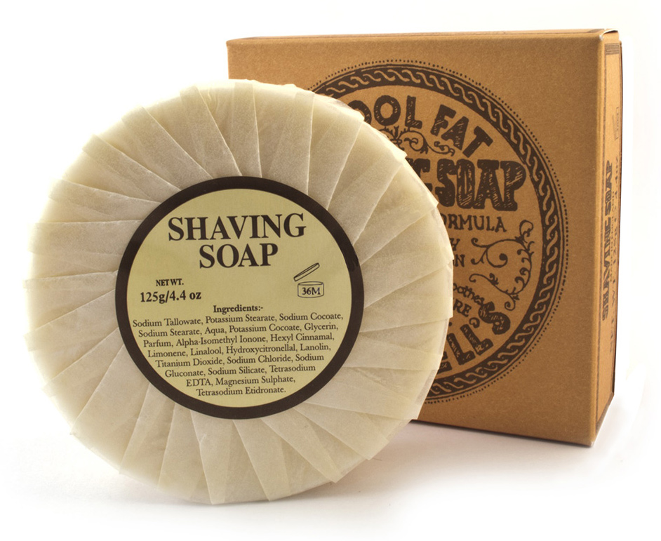 MITCHELL'S WOOL FAT - Shave Soap Refill 125G Australia