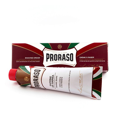 PRORASO - Shaving Cream Australia For Tough Beards 120ml - Shae Butter and Sandalwood- AU
