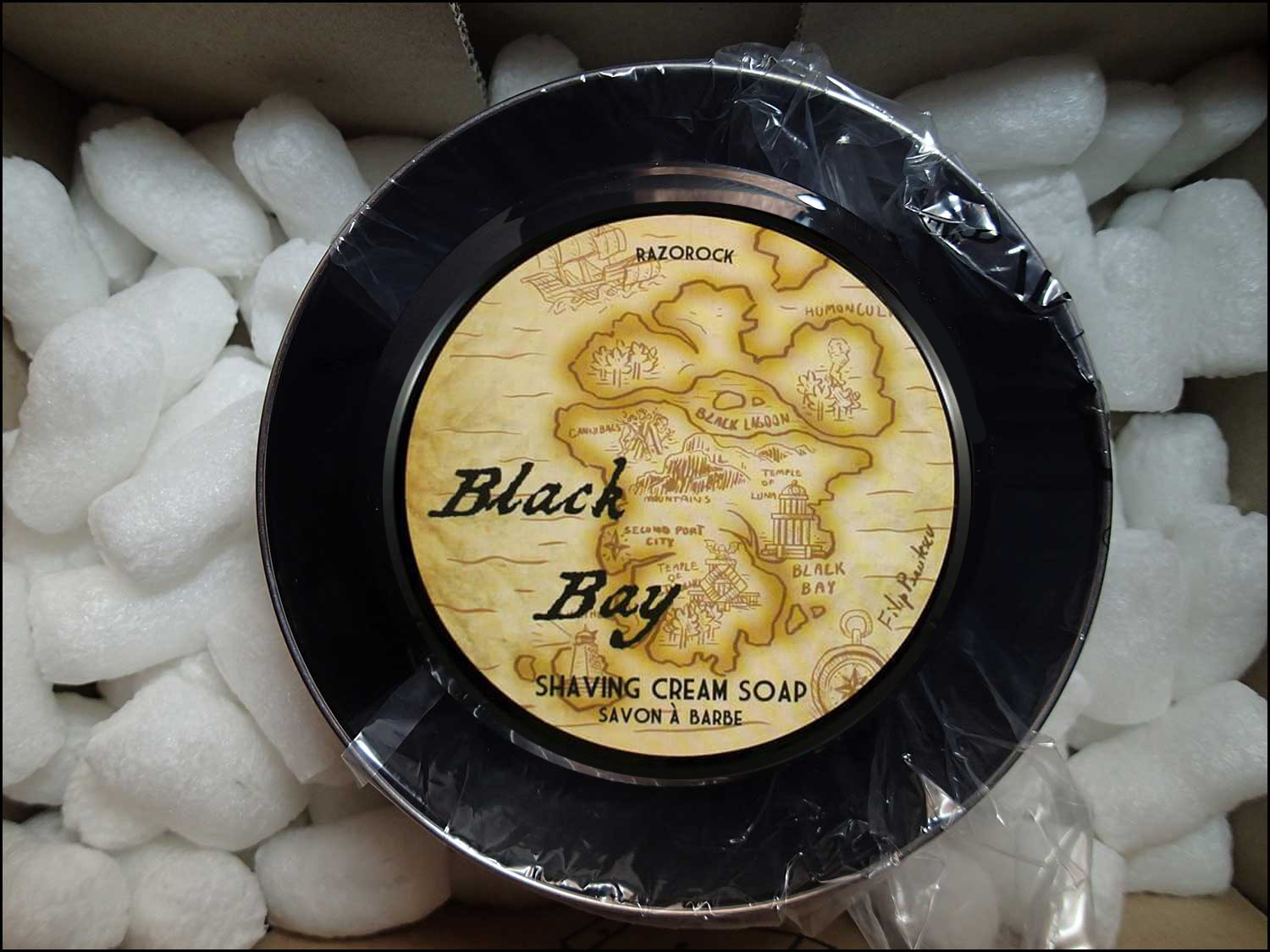 Razorock Black Bay Shaving Soap and Bowl RAZOROCK BLACK BAY
