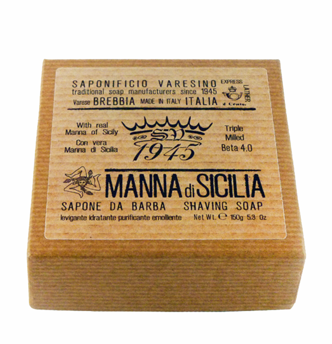 SHAVING SOAP AUSTRALIA - SAPONIFICIO VARESINO - MANNA DI SICILIA / BETA 4.0 / TRIPLE MILLED ITALIAN SHAVE SOAP 150G