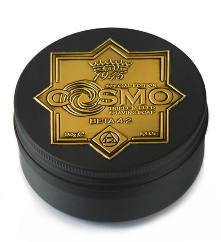 SOAP AUSTRALIA - SAPONIFICIO VARESINO - COSMO / BETA 4.2 - LIMITED EDITION ALUMINIUM / TRIPLE MILLED ITALIAN SHAVING SOAP 150G