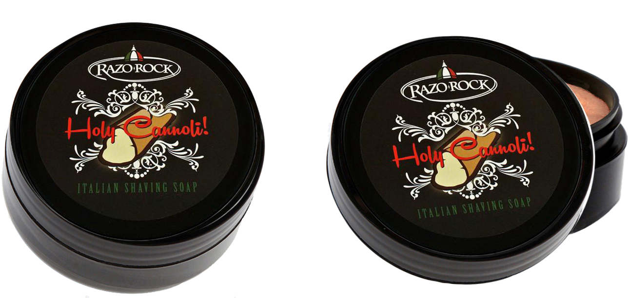 Italian Cannoli Shaving Cream Soap ( Smells just Like Home Cooked Lasagna ) - By Razorock/ Australia