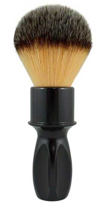 RAZOROCK - 400 Plissoft - Gloss Black Handle Shaving Brush - Australia