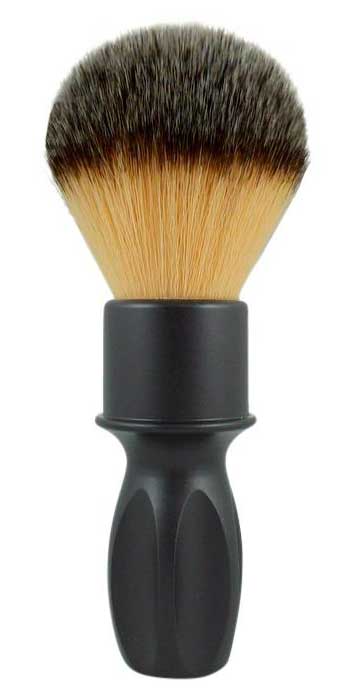 RazoRock 400 Plissoft Synthetic Shaving Brush - Matte Black Handle - Australia