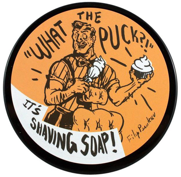 RAZOROCK - ORANGE SUNRISE - ( WHAT THE PUCK ?! ) TRIPLE MILLED HARD - SHAVING SOAP - 100G - AUSTRALIA
