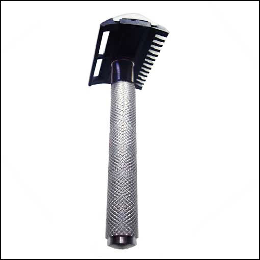 OPEN COMB ONE SIDE + SAFETY BAR OPPOSITE SIDE ( COMBO ) DE DOUBLE EDGE SAFETY RAZOR - AUSTRALIA OPEN COMB ONE SIDE + SAFETY BAR OPPOSITE SIDE ( COMBO ) DE DOUBLE EDGE SAFETY RAZOR