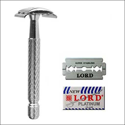LORD Merkur Head All Metal Safety Razor LORD Merkur Head All Metal Safety Razor