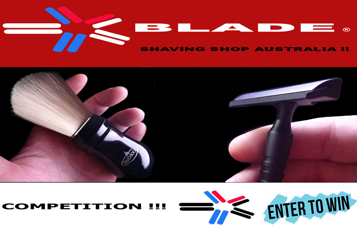 BLADE - SHAVING COMPETITION / GIVEAWAY -  RAZOROCK - FINE ACCOUTREMENTS - HASLINGER - SAPONIFICIO VARESINO