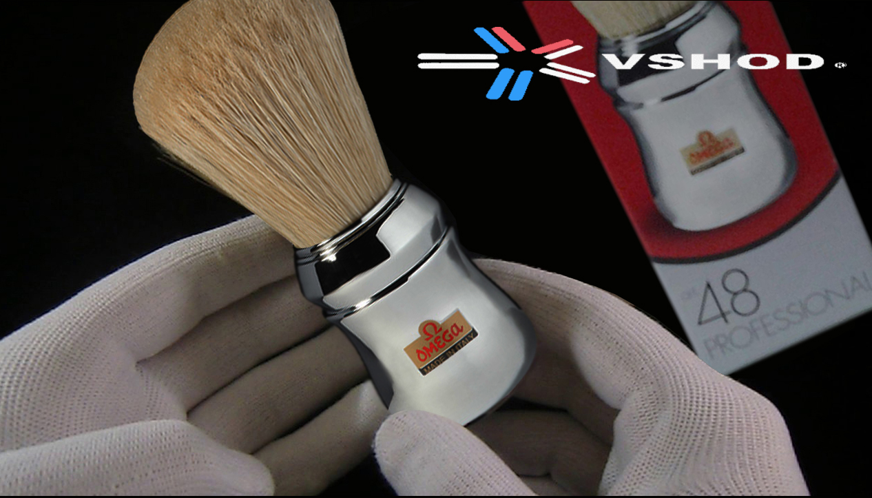 Boar Hair Shave Brush Australia - OMEGA 48 Professional Bristle Brush