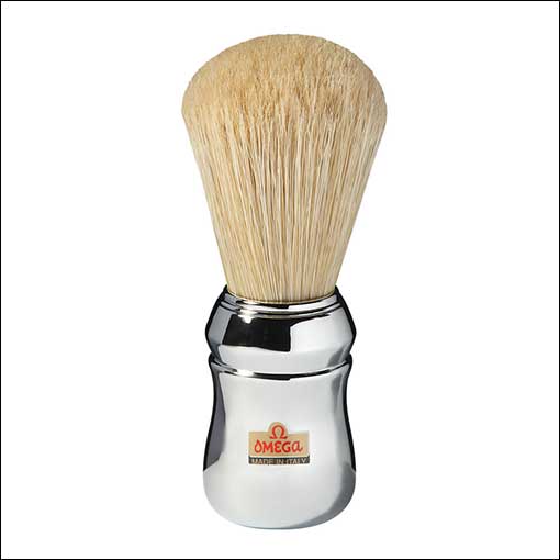 OMEGA SHAVING BRUSH 28mm ( Long Loft ) - Professional 48 Boar Bristle ( Hair ) Shaving Brush