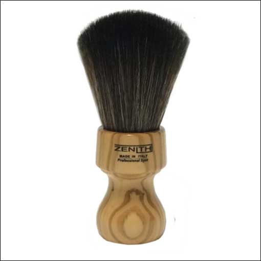 Zenith Wooden Barber Handle Synthetic Horse Hair Shaving Brush Australia