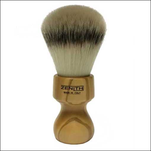 Zenith Wooden Barber Handle Synthetic Badger Shave Brush Australia