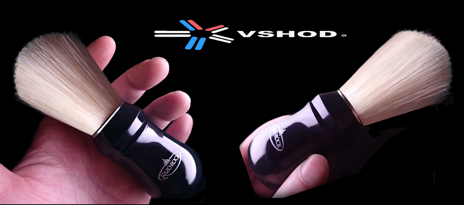 RAZOROCK SHAVING BRUSH - RAZOROCK " BLONDIE " BOAR HAIR " BRISTLE " SHAVING BRUSH - AUSTRALIA