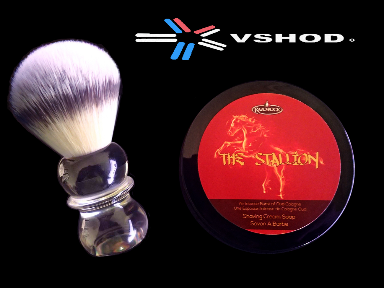 RazoRock Plissoft Shaving Brush Australia and RazoRock The Stallion Shaving Soap