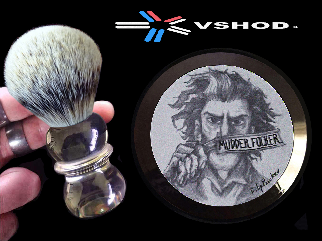 RAZOROCK PLISSOFT SHAVING BRUSH - BC SILVERTIP PLISSOFT 24mm