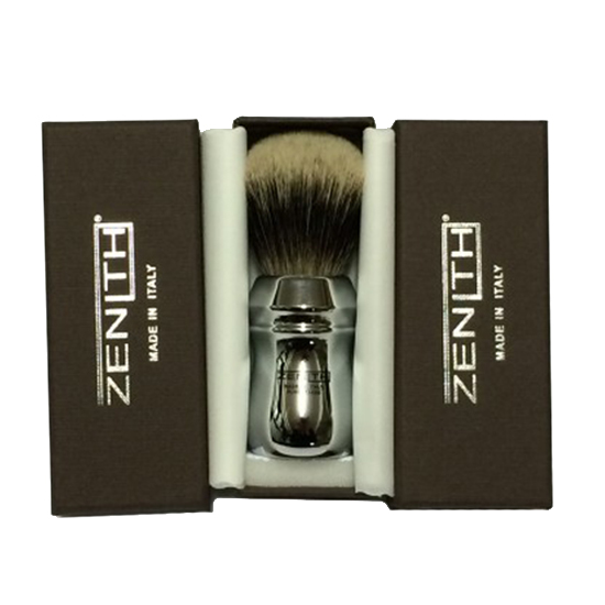 Australia - ZENITH MC Metal Chrome Handle - MANCHURIAN BADGER - Shave Brush
